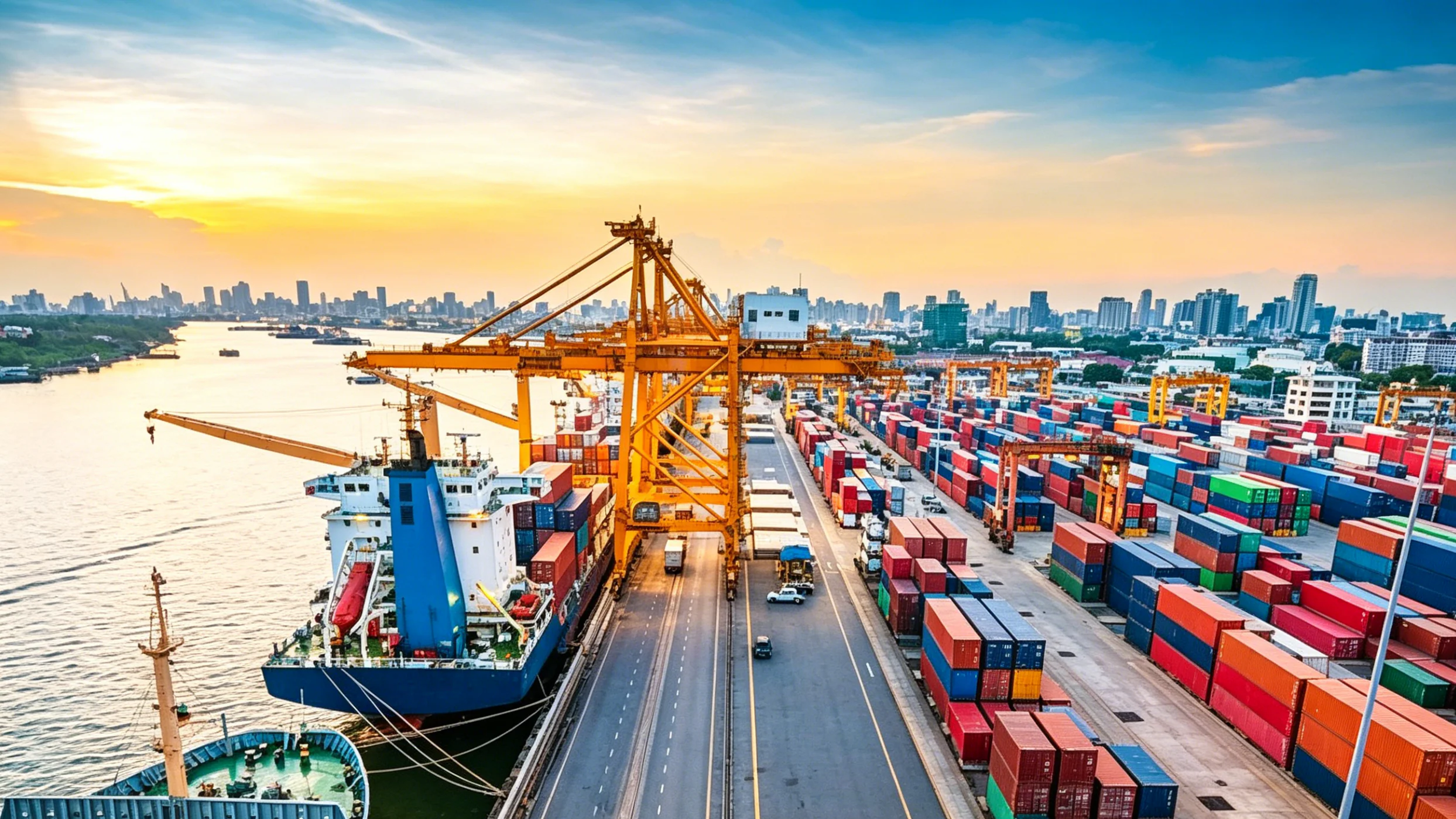 Chinese logistics ports