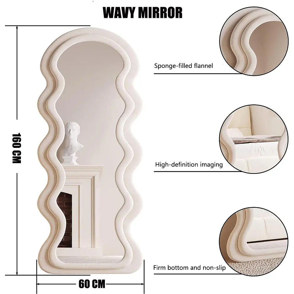 Modern Vintage Irregular Standing Mirror China Manufacturer Custom Exporter