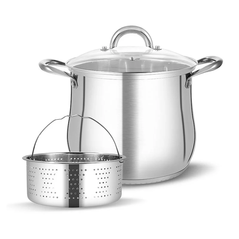 China Supplier Stainless Steel Drum-Shaped High Pot Wholesale OEM Custom