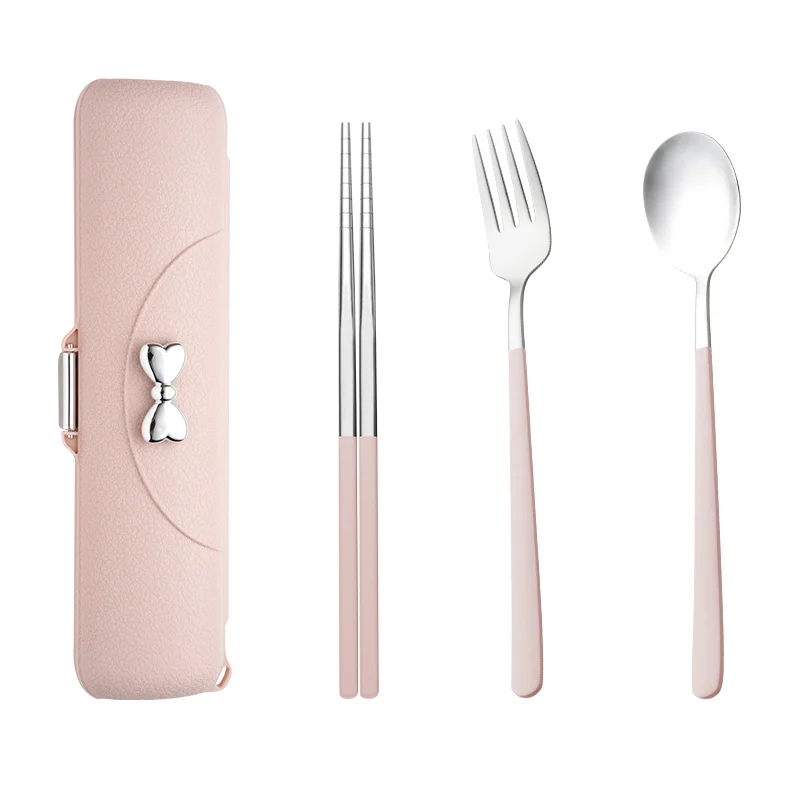 Lightweight Modern Travel Utensil Set for Students & Outdoors