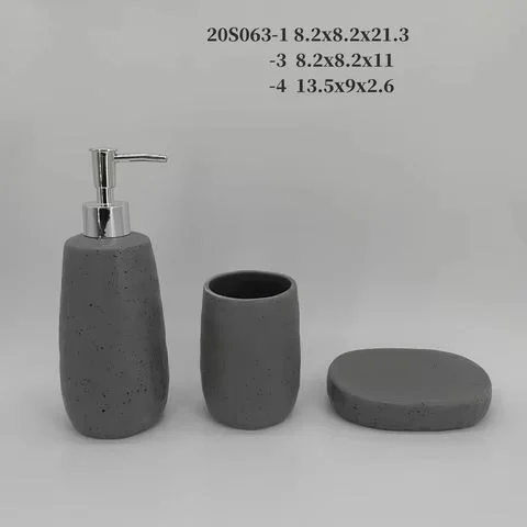 Luxury 3 Piece Ceramic Bathroom Set China Wholesale Custom Manufacturer
