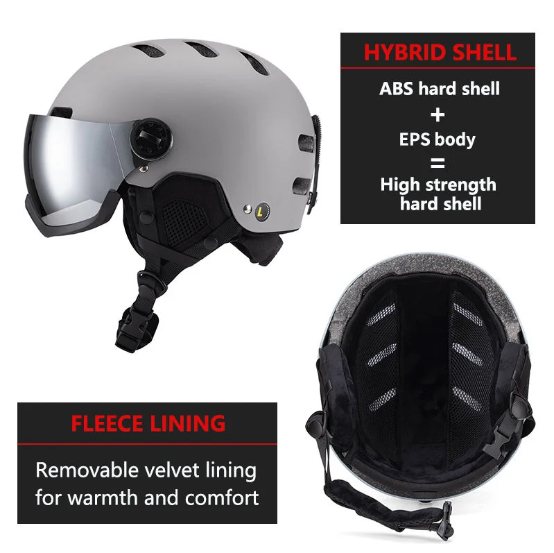New Adjustable Size Ski Snowboard Helmet China Wholesale OEM Supplier