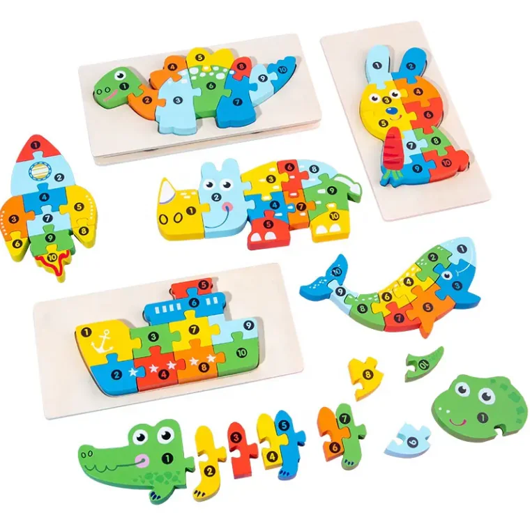 Wooden 3D Puzzle Toy China Supplier Wholesale for Kids
