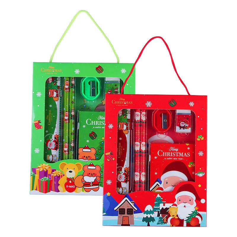 Christmas Gift Wooden 6-Piece Pencil Set China Manufacturer Wholesale OEM