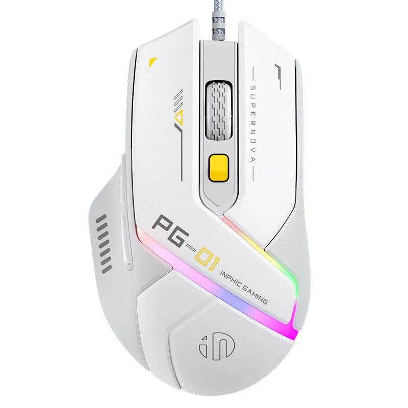 Customizable Inphic PG1 Wired Gaming Mouse Wholesale Manufacturer China OEM