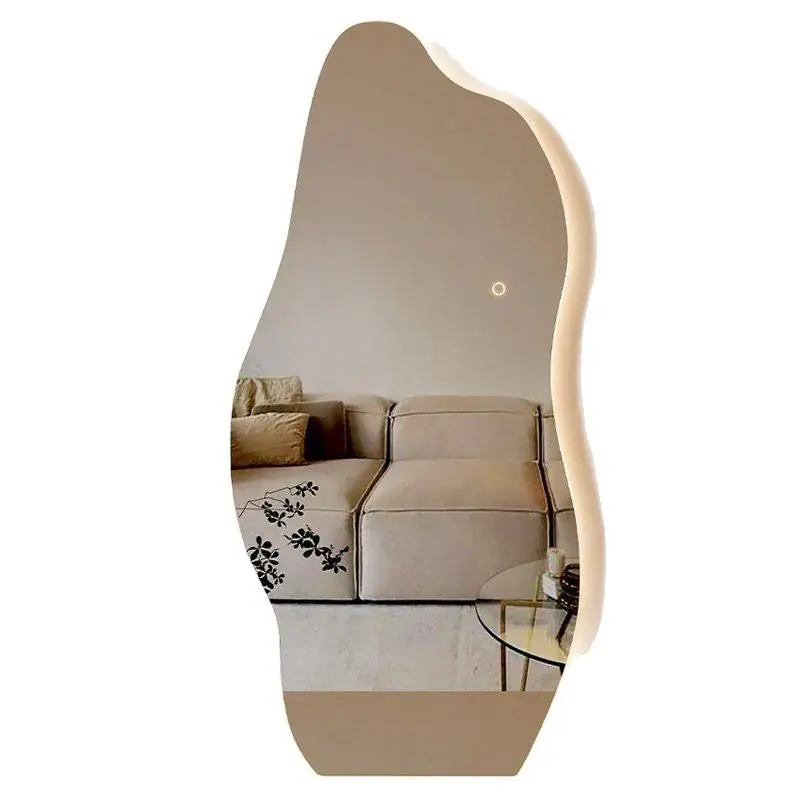 Premium Cream Irregular Wavy Cloud Mirror China Wholesale OEM Supplier