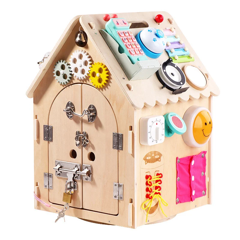 Busy Board House Supplier | Custom Wooden Educational Toy Wholesale from China