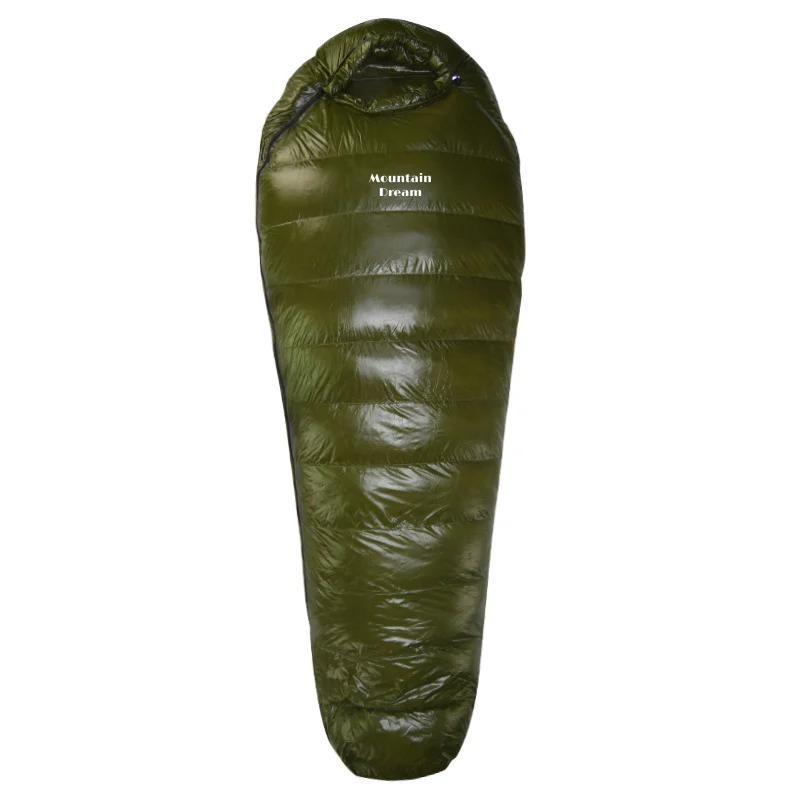 Portable Mummy Sleeping Bag with Hood, for Camping & Backpacking