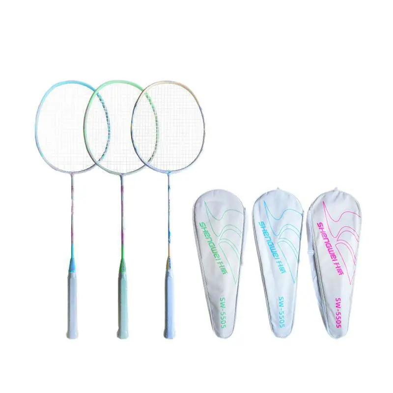 China Wholesale Beginner Badminton Racket Set, 2-Piece Couple Racket