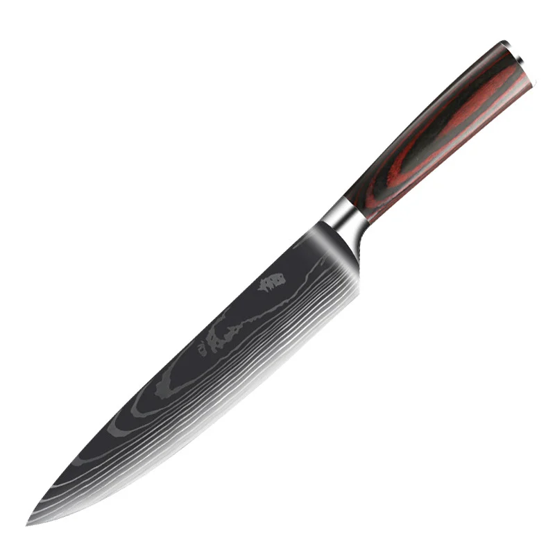 Damascus Pattern Chef Knife China Wholesale Supplier
