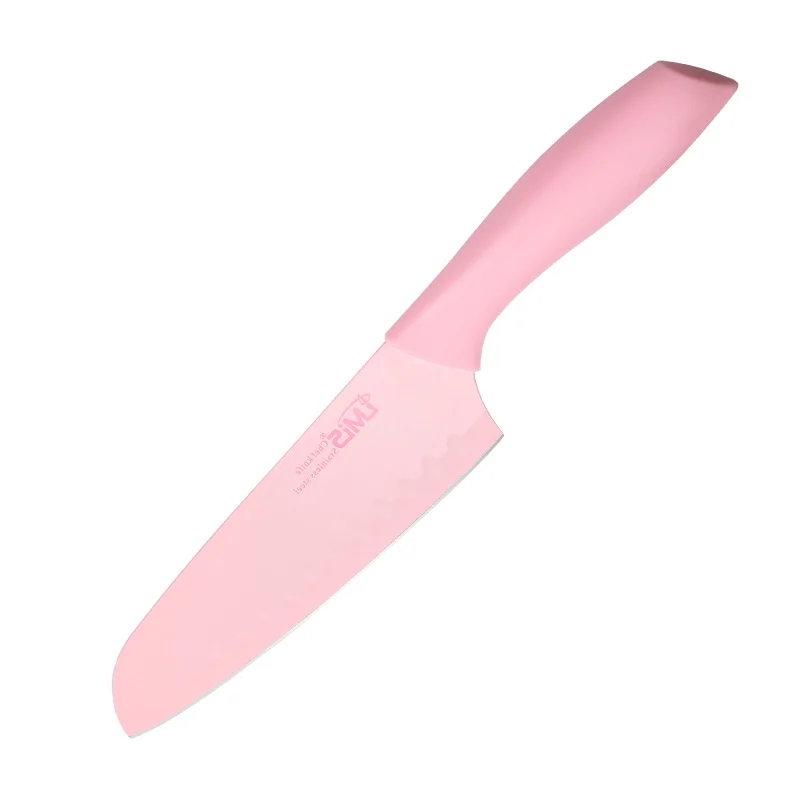Pink Santoku Chef Knife China Wholesale Supplier