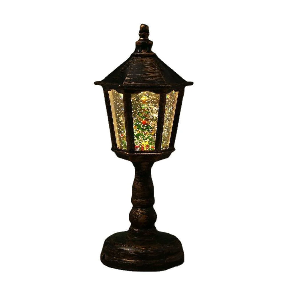 Christmas Water Lantern China Supplier Wholesale Custom LED Snow Globe Lamp