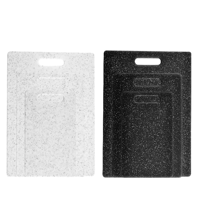 Marble Pattern Plastic Cutting Board Set China Wholesale Supplier