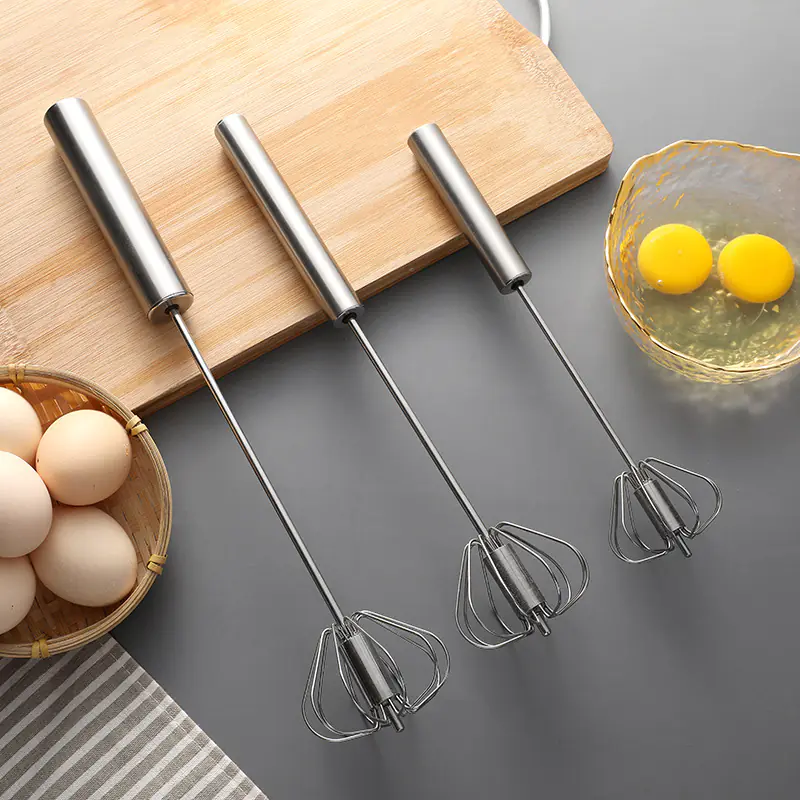 China Kitchenware Manufacturer Stainless Steel Hand Mixer Whisk