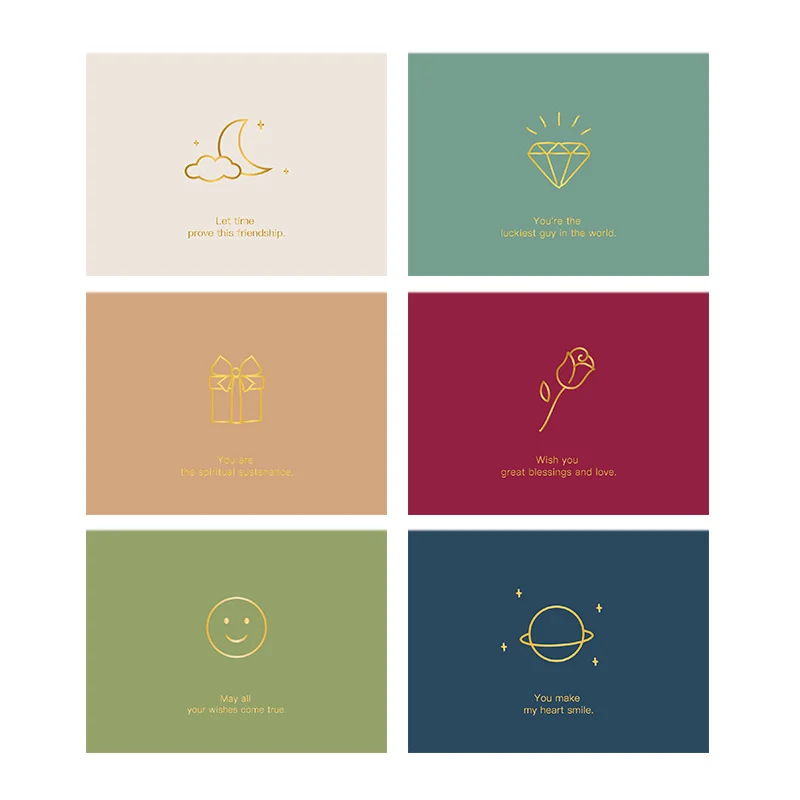 Gold Foil Greeting Cards, China Supplier Wholesale & OEM