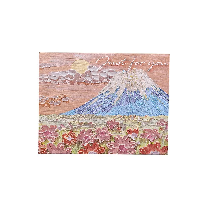 Oil Painting Style Tri-fold Cards, China Supplier Wholesale & OEM