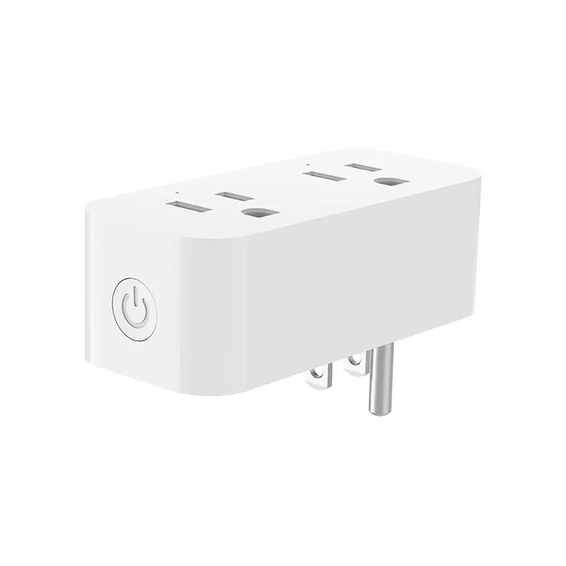 15A Tuya Smart US Standard Dual WiFi Socket China Custom Supplier