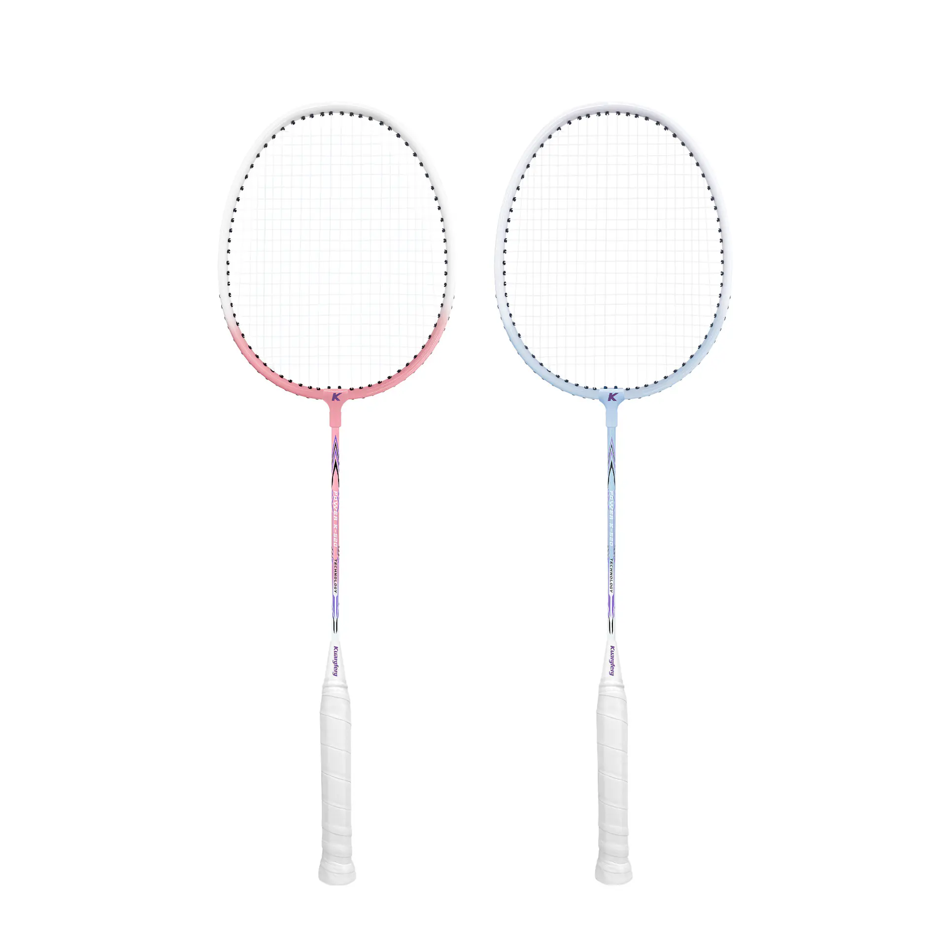 China Wholesale 75-79g Ultra-Light Carbon Badminton Racket Set, K-520