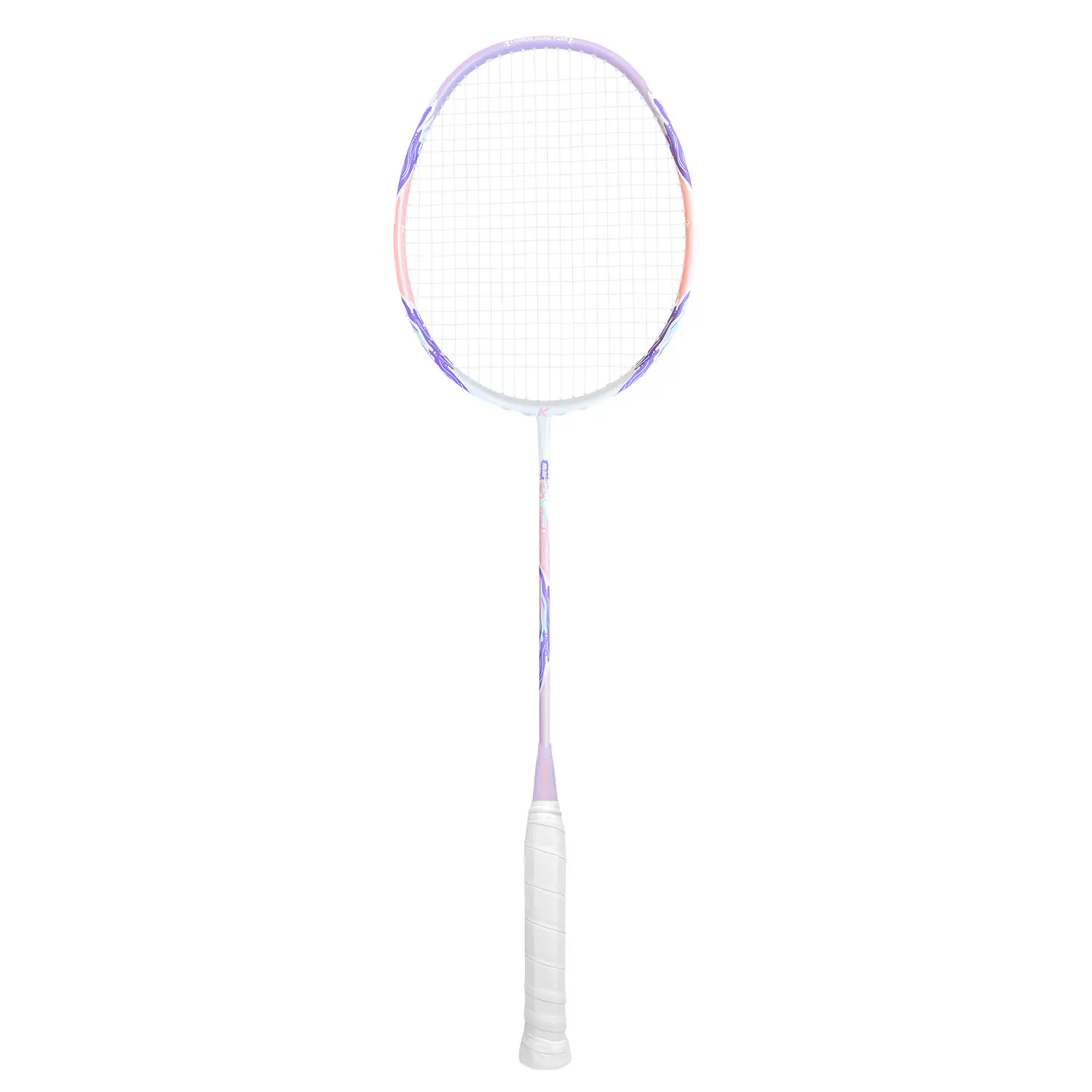 China Wholesale K-1314 Ultra-Light Iron Alloy Badminton Racket Set, 75-79g