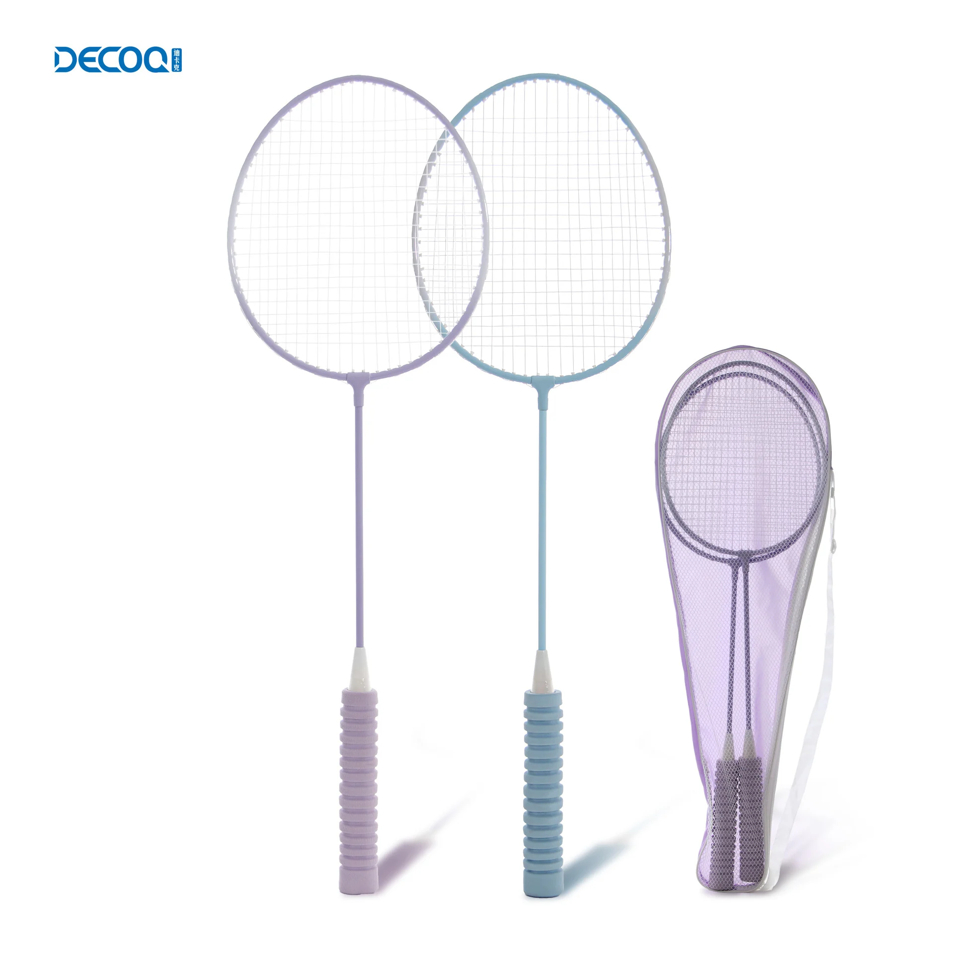 Wholesale Iron Alloy Badminton Racket, G5 Grip, 3 Colors Available