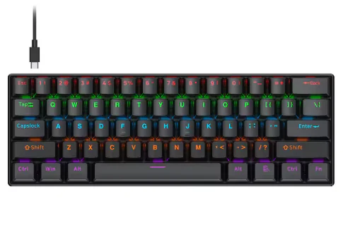 T-WOLF T60 Wired Mechanical Keyboard Wholesale China Manufacturer OEM Exporter