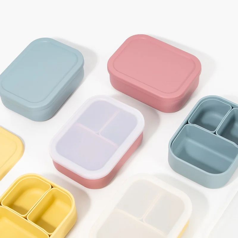 China Supplier Customizable Stackable Silicone Multi-Layer Bento Box Wholesale