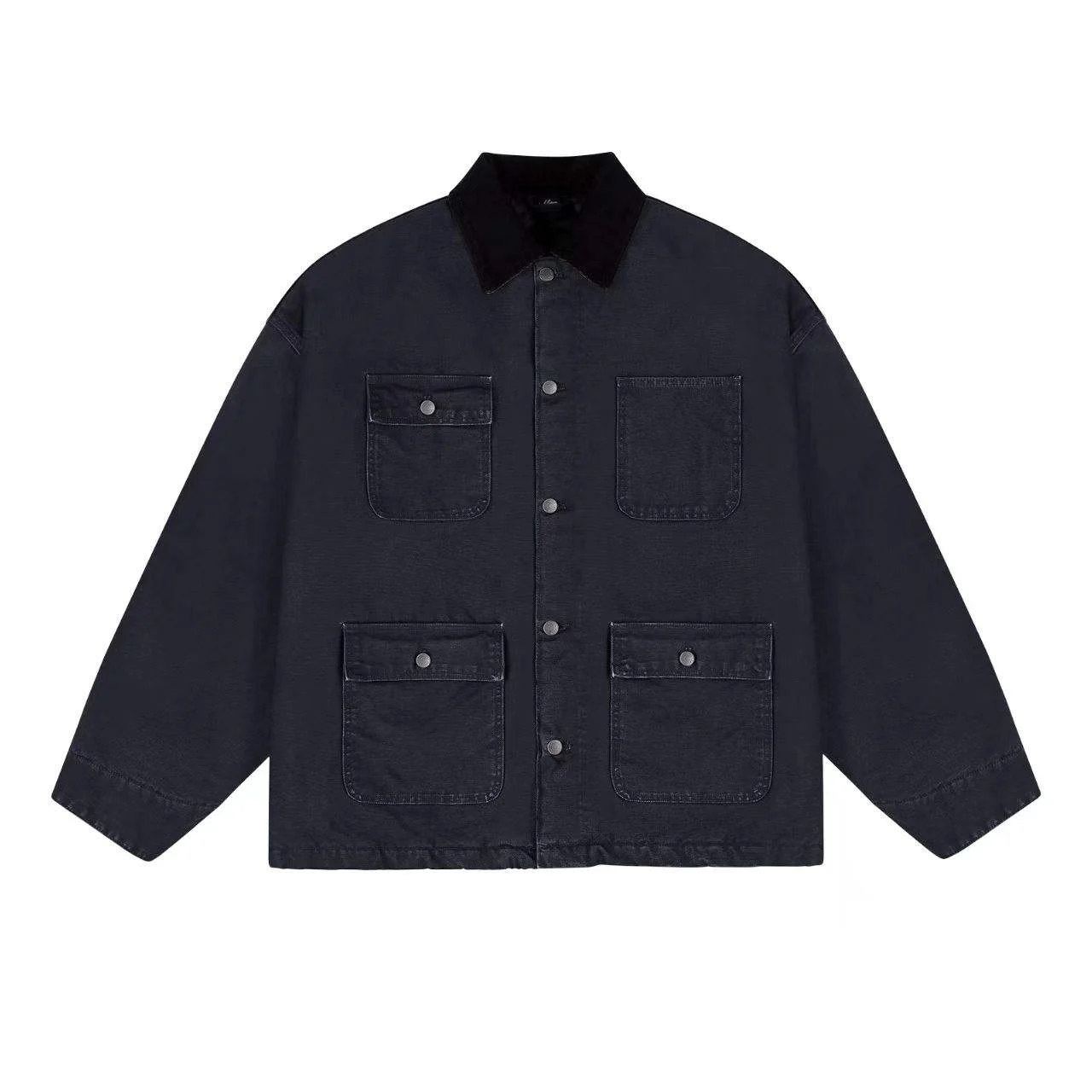China Manufacturer Supplies Customized Men's Loose Fit Denim Jacket Wholesale OEM Custom