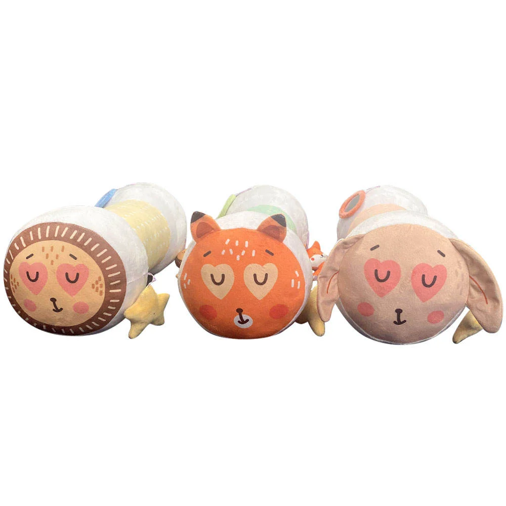China Wholesale OEM Microphone Shape Baby Rolling Sleep Plush Toy Manufacturer
