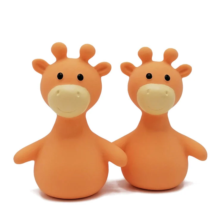 China OEM Manufacturer Wholesale Natural Rubber Giraffe Baby Teething Toy