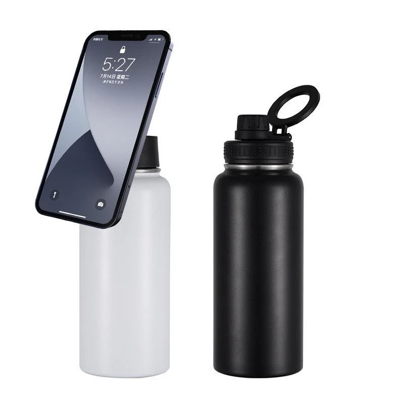 Bulk Portable Stainless Steel Bottle with Magnetic Phone Stand