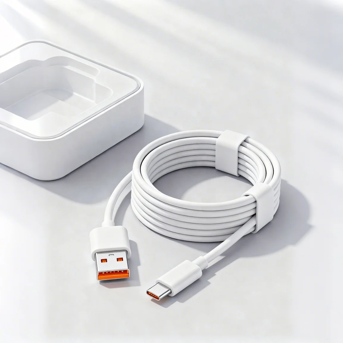 Pure Copper USB A to Type C Cable, Wholesale Supplier from China, Support 66W PD Fast Charging