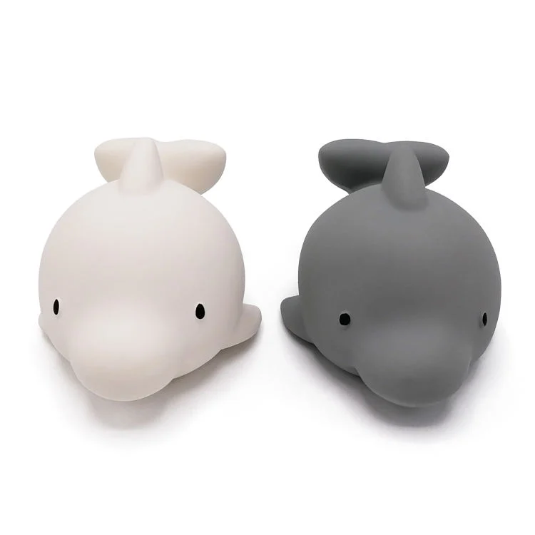 China Wholesale OEM Biodegradable Natural Rubber Dolphin Baby Bath Teething Toy