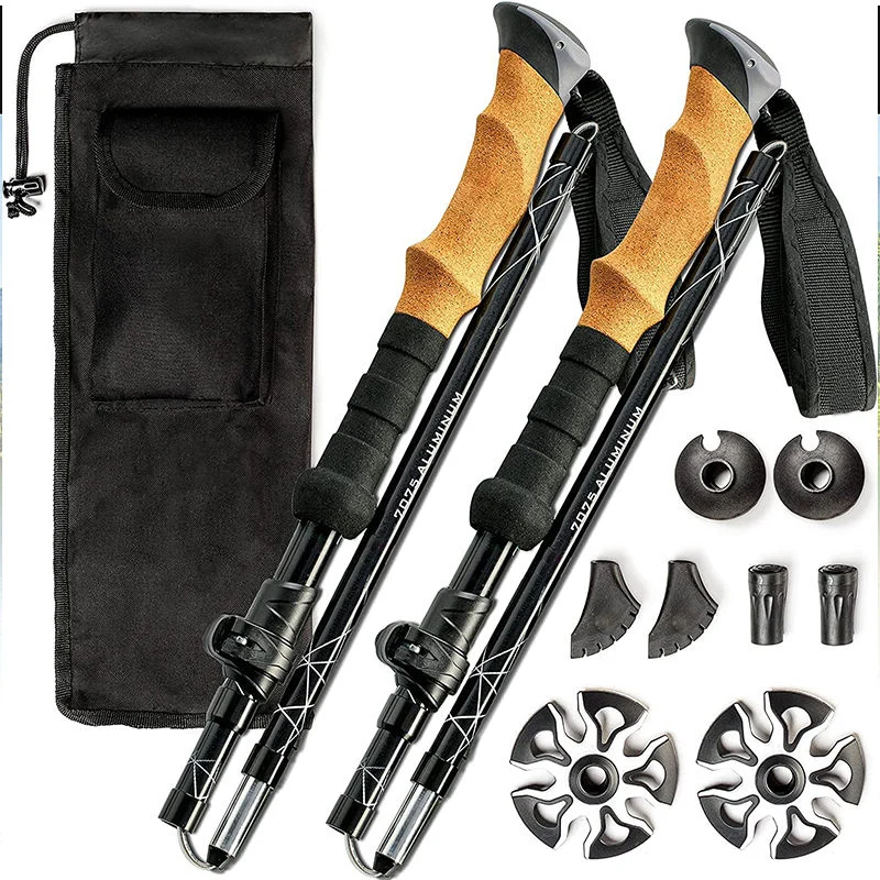 Factory Portable Outdoor Climbing Poles For Backpacking Camping Travel