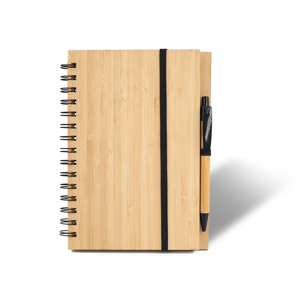China Manufacturer Wholesale Custom Logo Eco-Friendly A5 Wooden Notebook OEM Exporter