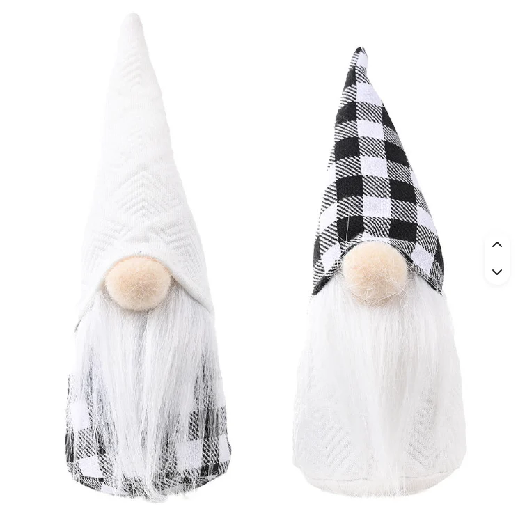 Festive Black White Plaid Christmas Decorations, China Wholesale Supplier with OEM & Custom Service