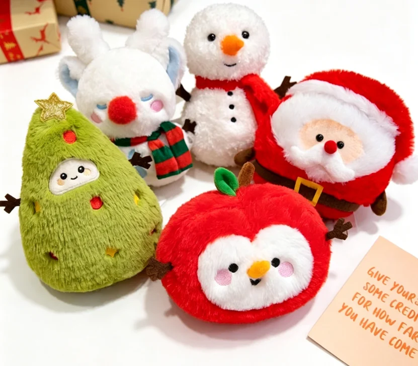 Adorable Cartoon Christmas Plush Toy, Super Soft, China Wholesale Supplier