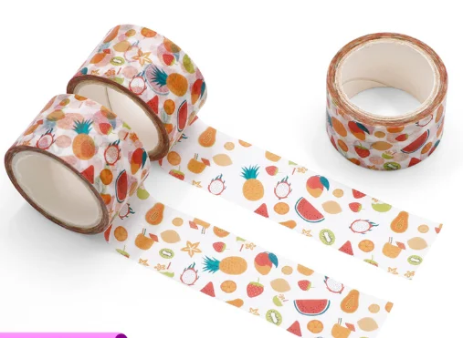 Chinese Supplier Fresh Matte Oil Washi Tape Bulk for Scrapbooking Craft