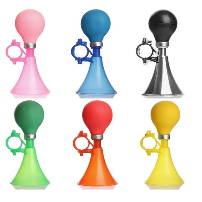 China Supplier Colorful Plastic Squeeze Bicycle Air Horn Wholesale OEM Custom