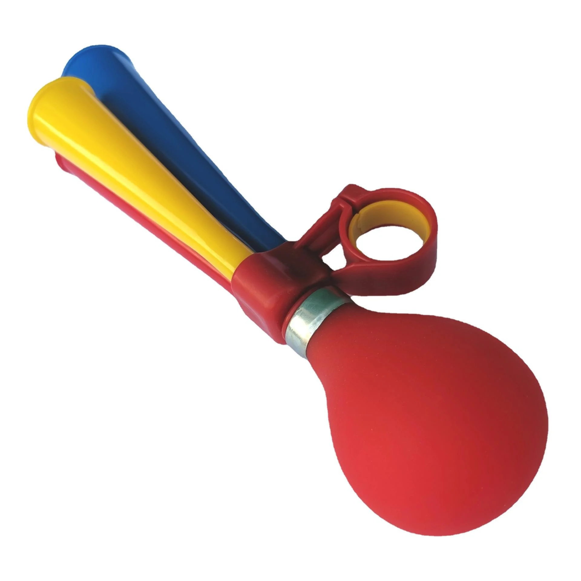 China Supplier Triple Tube Plastic Squeeze Bicycle Horn Wholesale OEM Custom