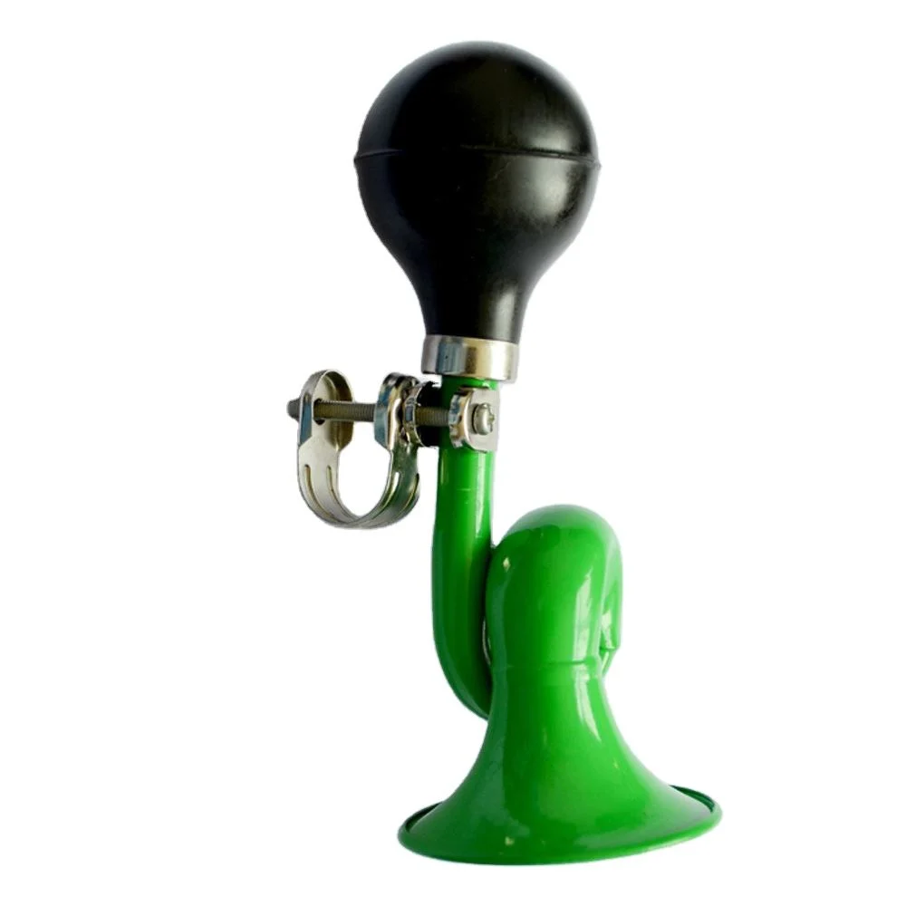 China Supplier Curved Metal Squeeze Bicycle Horn Wholesale OEM Custom