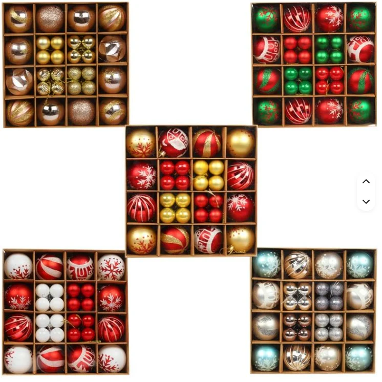 China Wholesale Supplier Christmas Balls with Optional Gift Box Custom OEM Xmas Ornaments Exporter