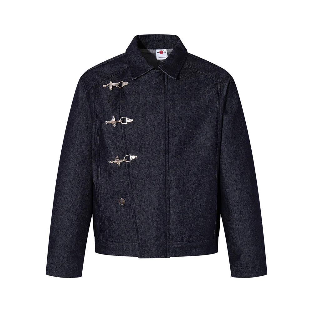 China Manufacturer Supplies Men's Spring Short Denim Jacket Wholesale OEM Custom