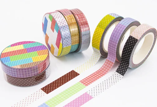 Chinese Supplier Small Batch Custom Frosted Washi Tape for Scrapbooking Supplies