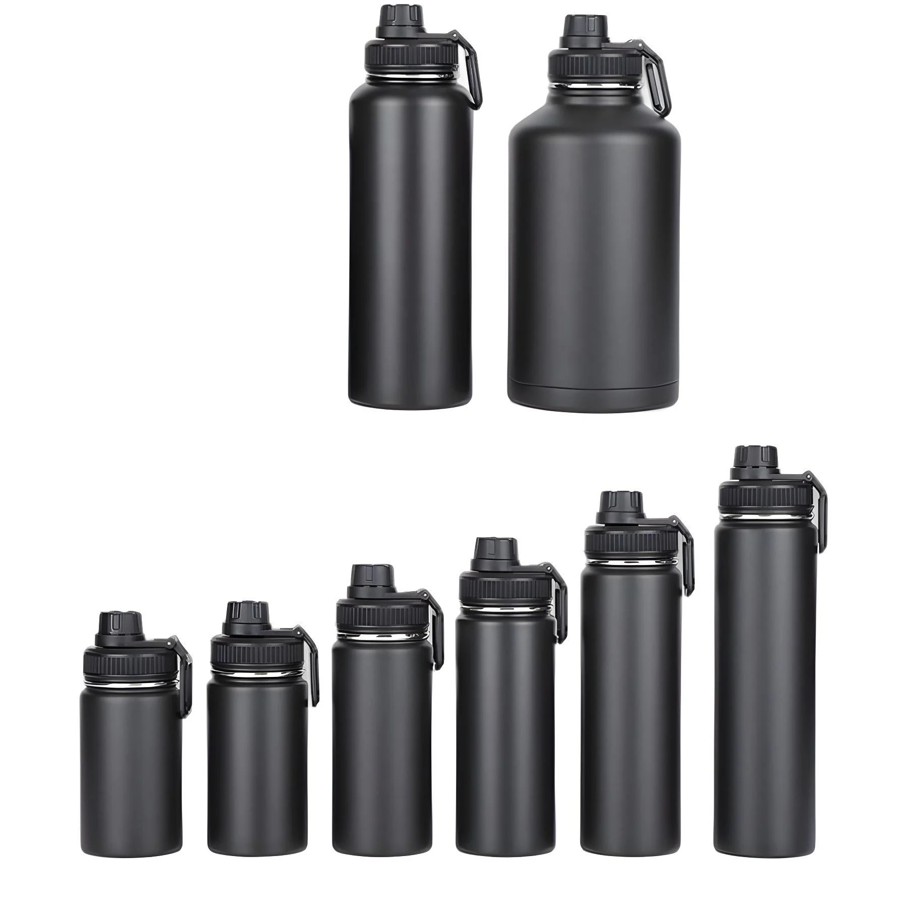 Outdoor Sports Insulated Bottle, Leak-Proof, 12-64oz