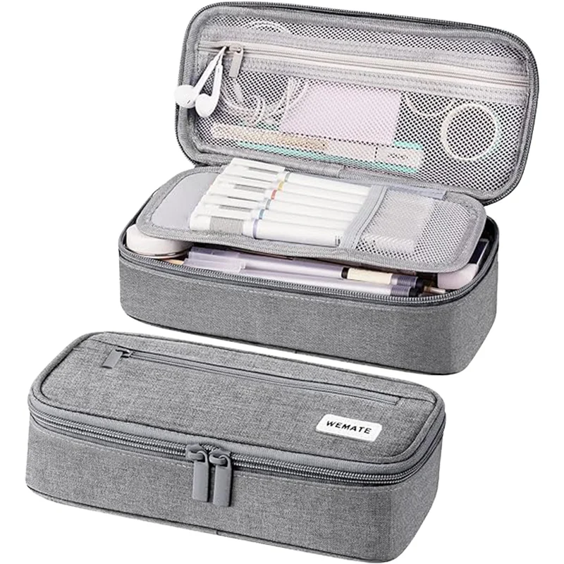 China Manufacturer Provides Wholesale Custom OEM Amazon Hot Large Capacity Student Pencil Case For Global Buyers