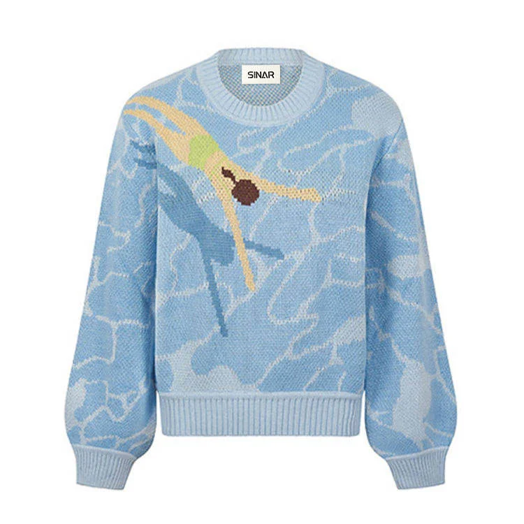 China Manufacturer Supplies OEM ODM Custom Logo Wholesale Women Knitted Sweater For Global B2B Buyers