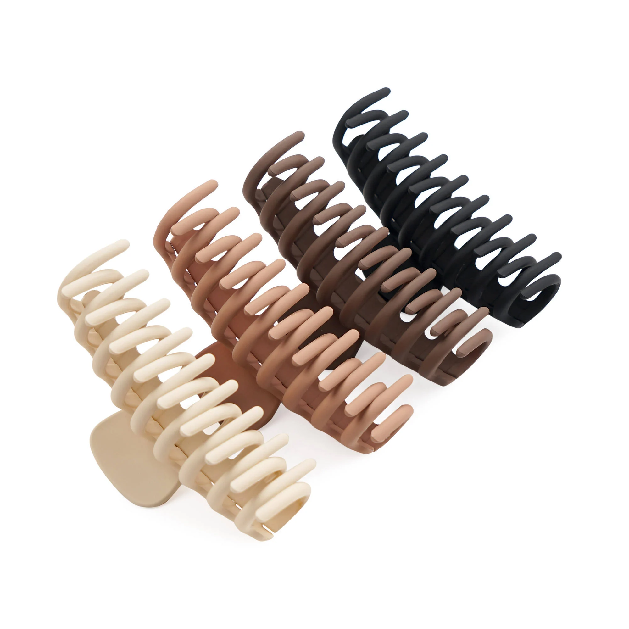 China Wholesale Large Matte Non Slip Crab Hair Claw Clip Women Daily Hair Accessory Supplier