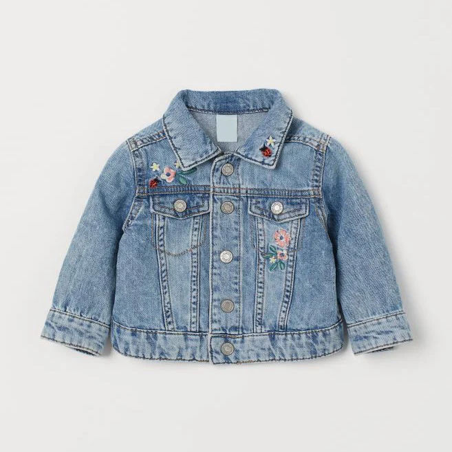 Embroidered Cotton Denim Autumn Clothes, China Wholesale Supplier with OEM & Custom Service