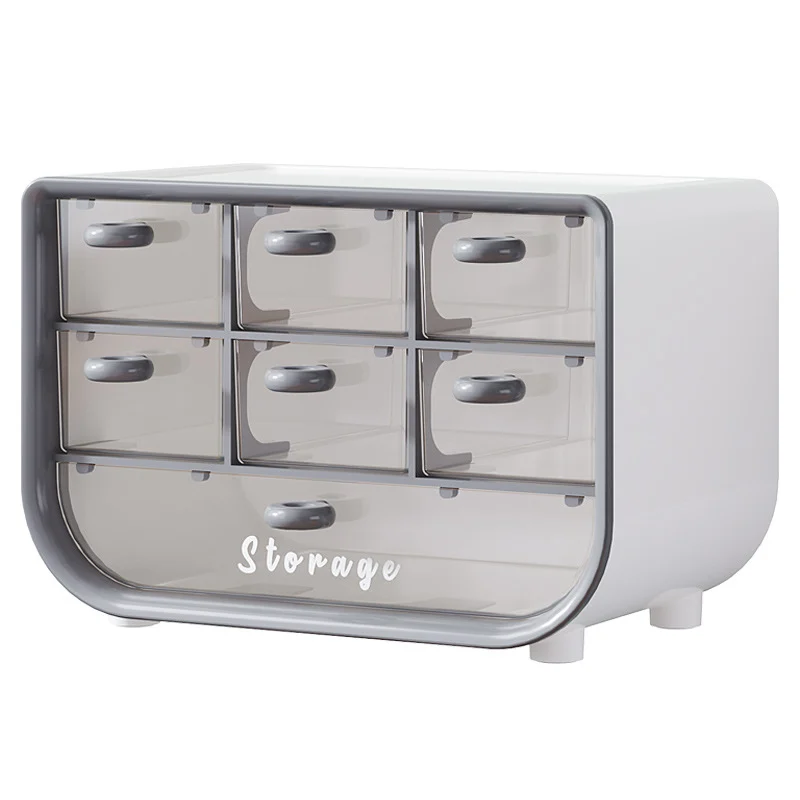 7-Grid Drawer Desktop Storage Boxes, China Supplier Wholesale & Custom OEM