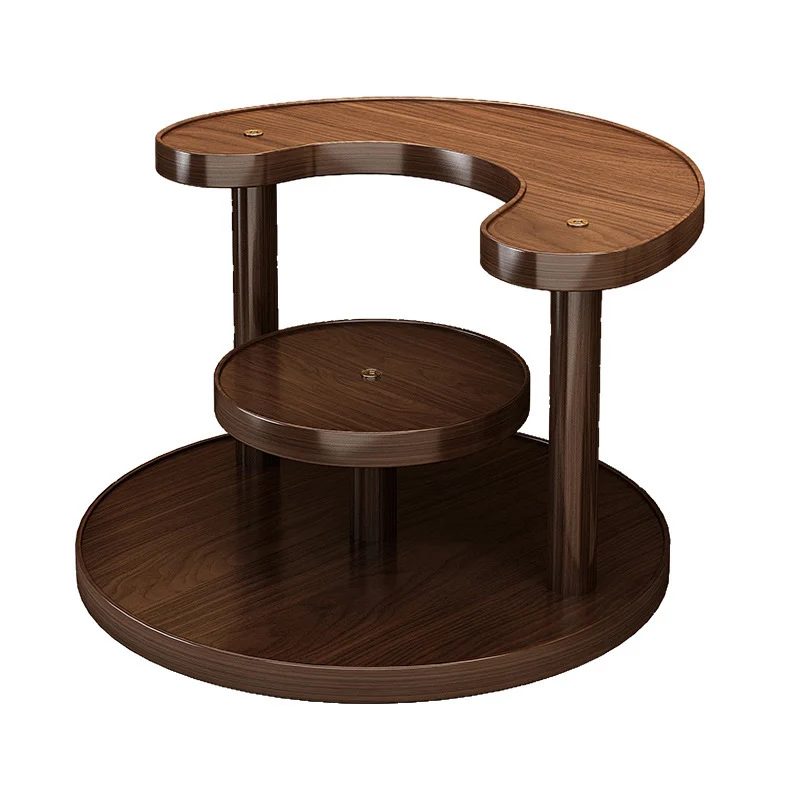 3-Tier Solid Wood Crescent Desktop Display Racks, China Supplier Wholesale & Custom OEM